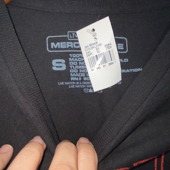 Live Nation Merchandise Men's Black Led-Zeppelin Crew Neck T-Shirt Small NWT - Picture 4 of 5